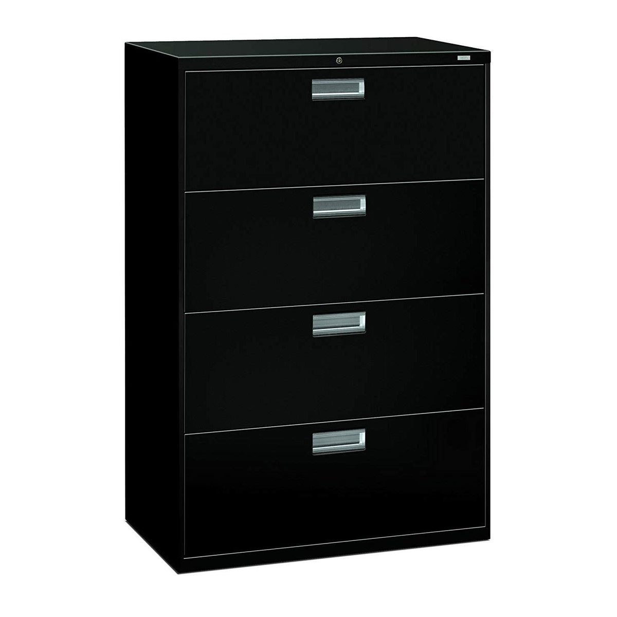 600 Series 36&quot;W 4-Drawer File Finish: Black