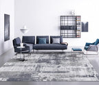 OMERAI Washable Rug 8'x10' Abstract Machine Washable Rugs Ultra-Thin Area Rugs for Living Room Non Slip Stain Resistant Modern L