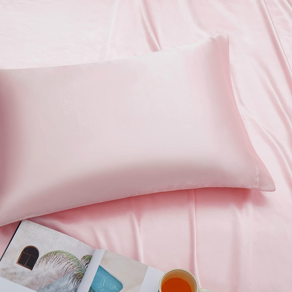Ersmak Satin Pillowcase King Set Of 2, Ultra Soft & Silky Satin Pillow Cases For Hair And Skin, Wrinkle Fade Resistant Pillow Co