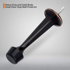 Kovosch 16 Pack Solid Rigid Door Stops - Heavy Duty Door Stoppers Wall Protector With Soft Rubber Tips, Oil Rubbed Bronze