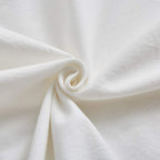 Mywinlle Shabby Off White Ruffle Pillow Shams Standard Size Set Of 2, Washed Cotton Farmhouse Pillowcases Pillow Cover 20''X26''