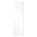 Patton Wall Decor White Free Standing Floor Mirror with Adjustable Easel, 17 x 59