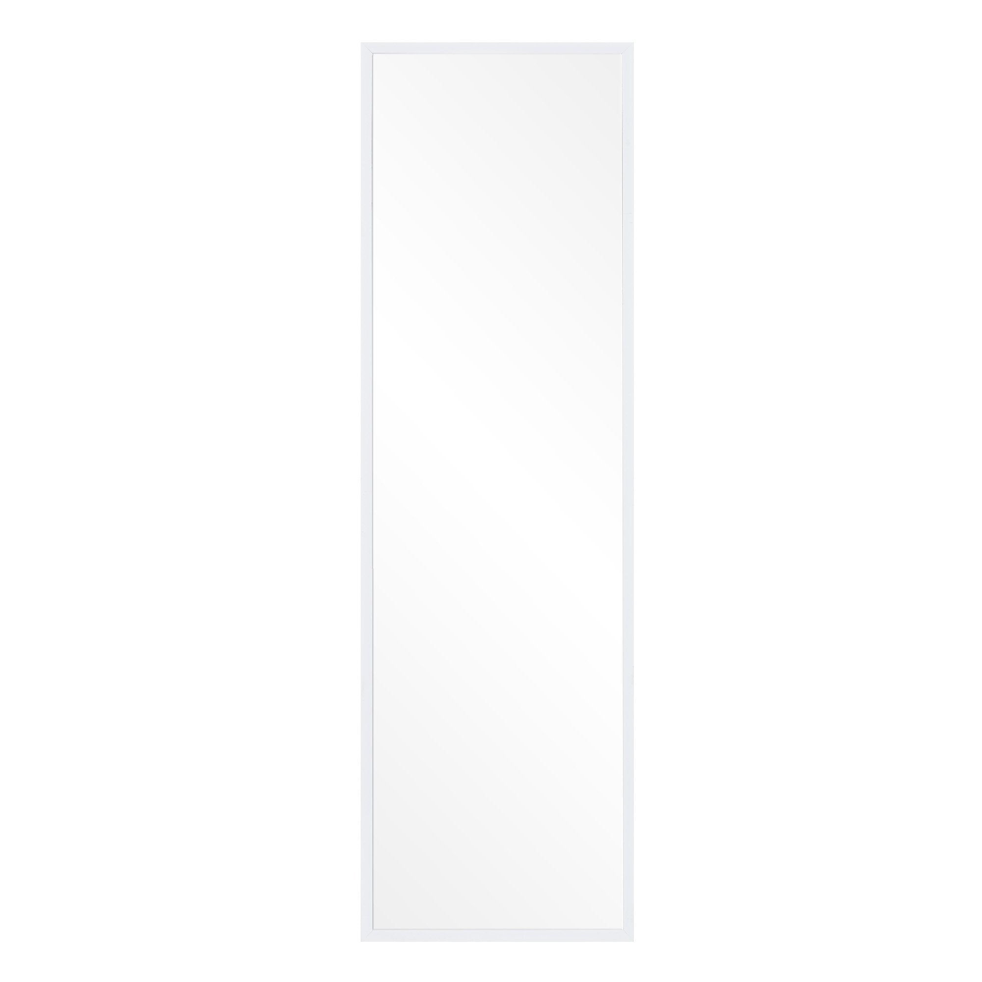 Patton Wall Decor White Free Standing Floor Mirror with Adjustable Easel, 17 x 59