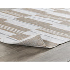 Kosas Home Boulder 24 X 36 Polypropylene Fabric Area Rug In Ivory/Natural