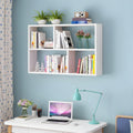 Ankit Crafts RUNNUP Floating Wall Mount Bookcase Engineered Wood Book Shelf Decor Wall Shelf for Study Room Office Living Room, 