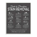 Stupell Home D  cor Guide to Stain Removals Wall Plaque Art, 10 x 0.5 x 15, Proudly Made in USA