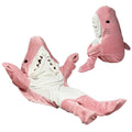 Shark Pink Blanket Shark Onesie Adult Cozy Shark Hoodie Wearable Blanket Kids Shark Costume Shark Gifts(Xl,Please Refer To The S
