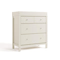 Storkcraft Horizon 3 Drawer Chest with Removable Changing Topper (Frosted Oat) - GREENGUARD Gold Certified Nursery Dresser, Kids