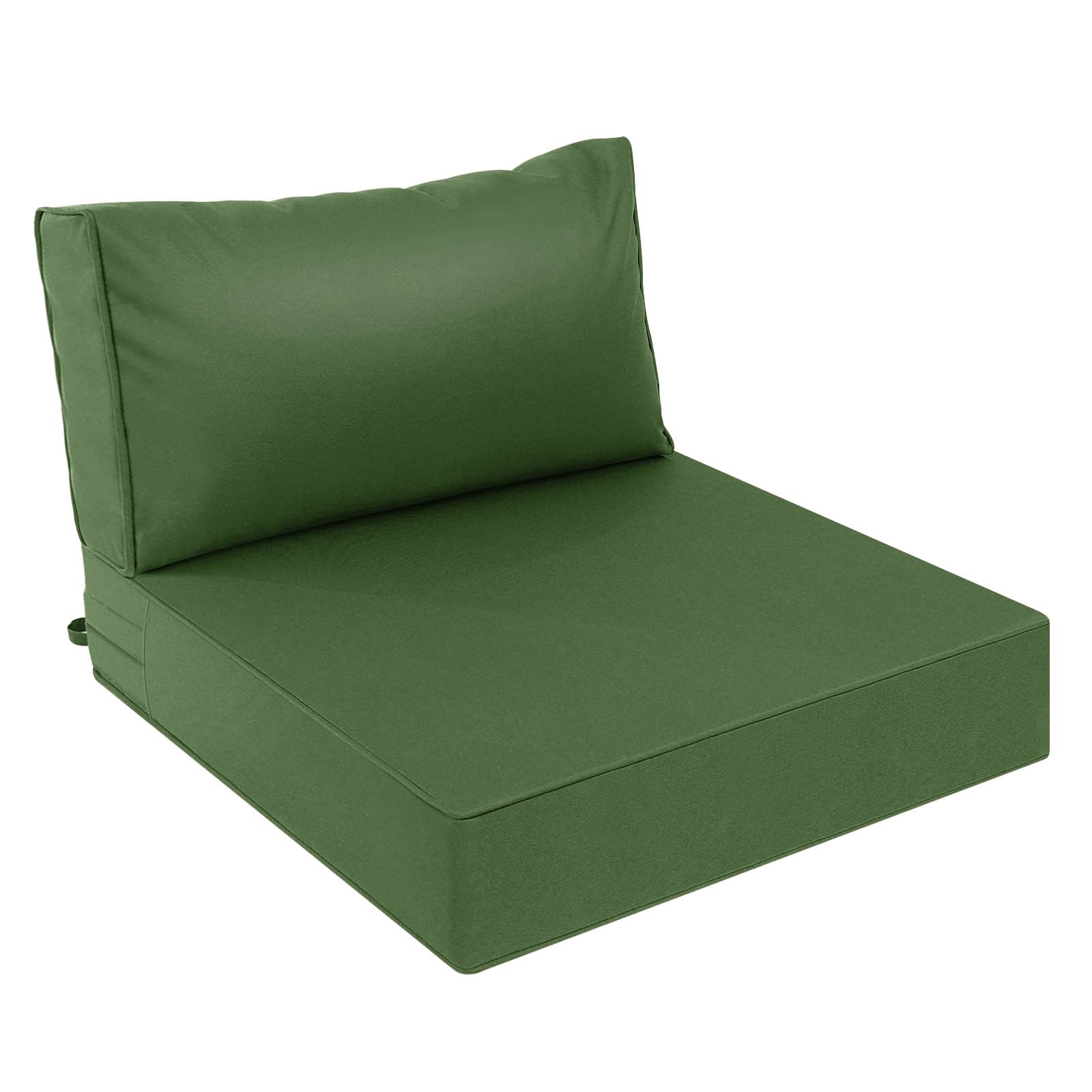 Aaaaacessories Outdoor Deep Seat Cushions, Waterproof, Fade-Resistant Patio Furniture Replacement Cushions, 25.5' X 25.5' X 5'