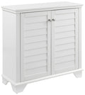 Crosley Furniture Lydia Accent Storage Cabinet, Bar, Buffet For Kitchen, Living Room, Or Entryway, White