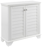 Crosley Furniture Lydia Accent Storage Cabinet, Bar, Buffet For Kitchen, Living Room, Or Entryway, White