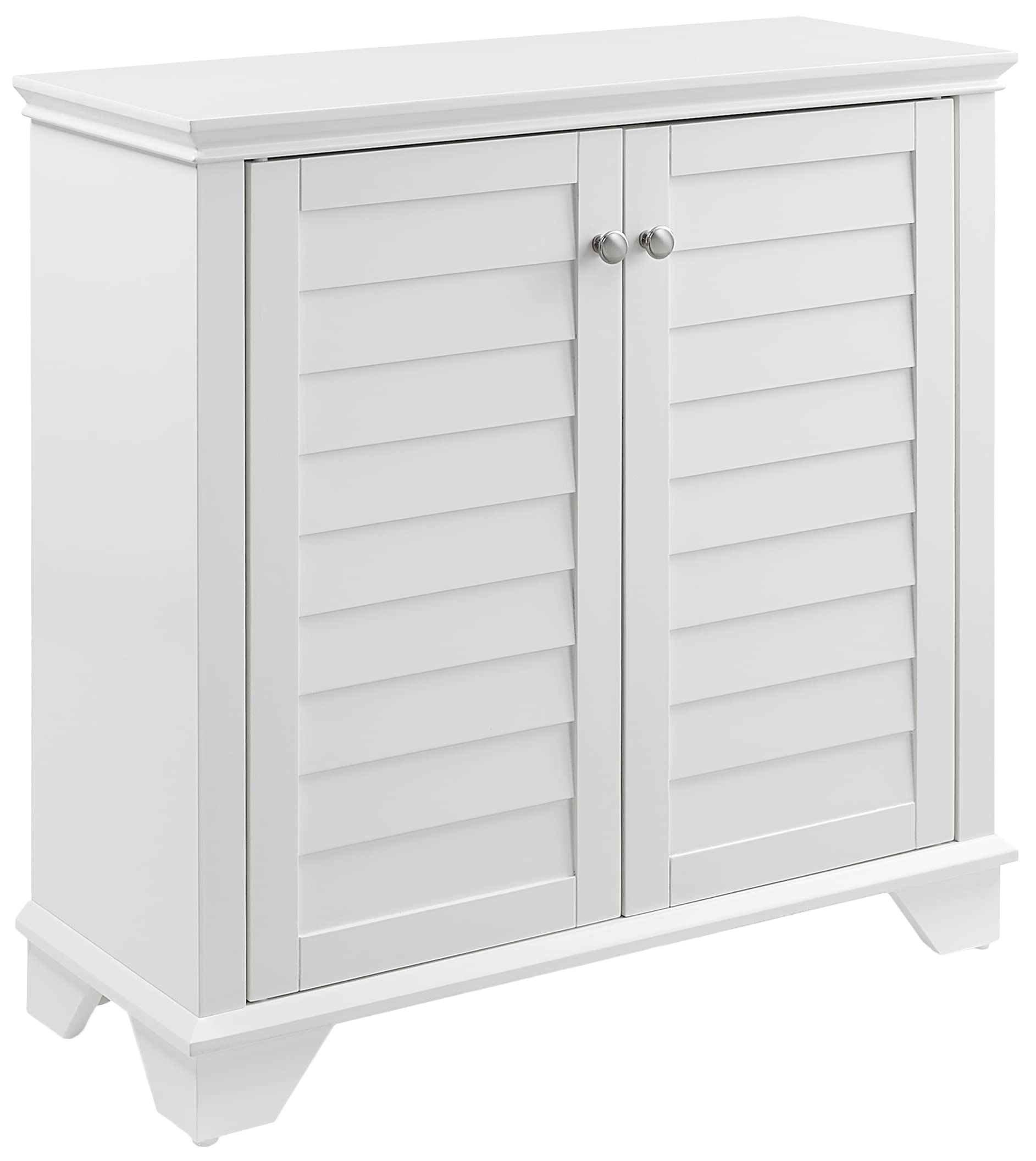 Crosley Furniture Lydia Accent Storage Cabinet, Bar, Buffet For Kitchen, Living Room, Or Entryway, White