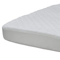 Beautyrest Kids Fitted Crib Mattress Pad | Waterproof | 52    X 28    | Machine Washable, White