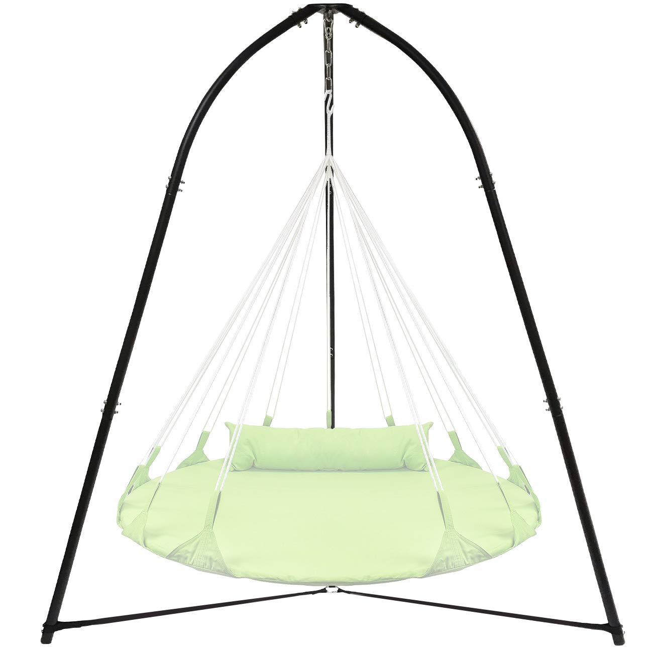 Sorbus Tripod Hanging Chair Stand- Heavy Duty Steel Sensory Swing Stand- Weather & Rust Resistant- Adjustable Portable Hammock C