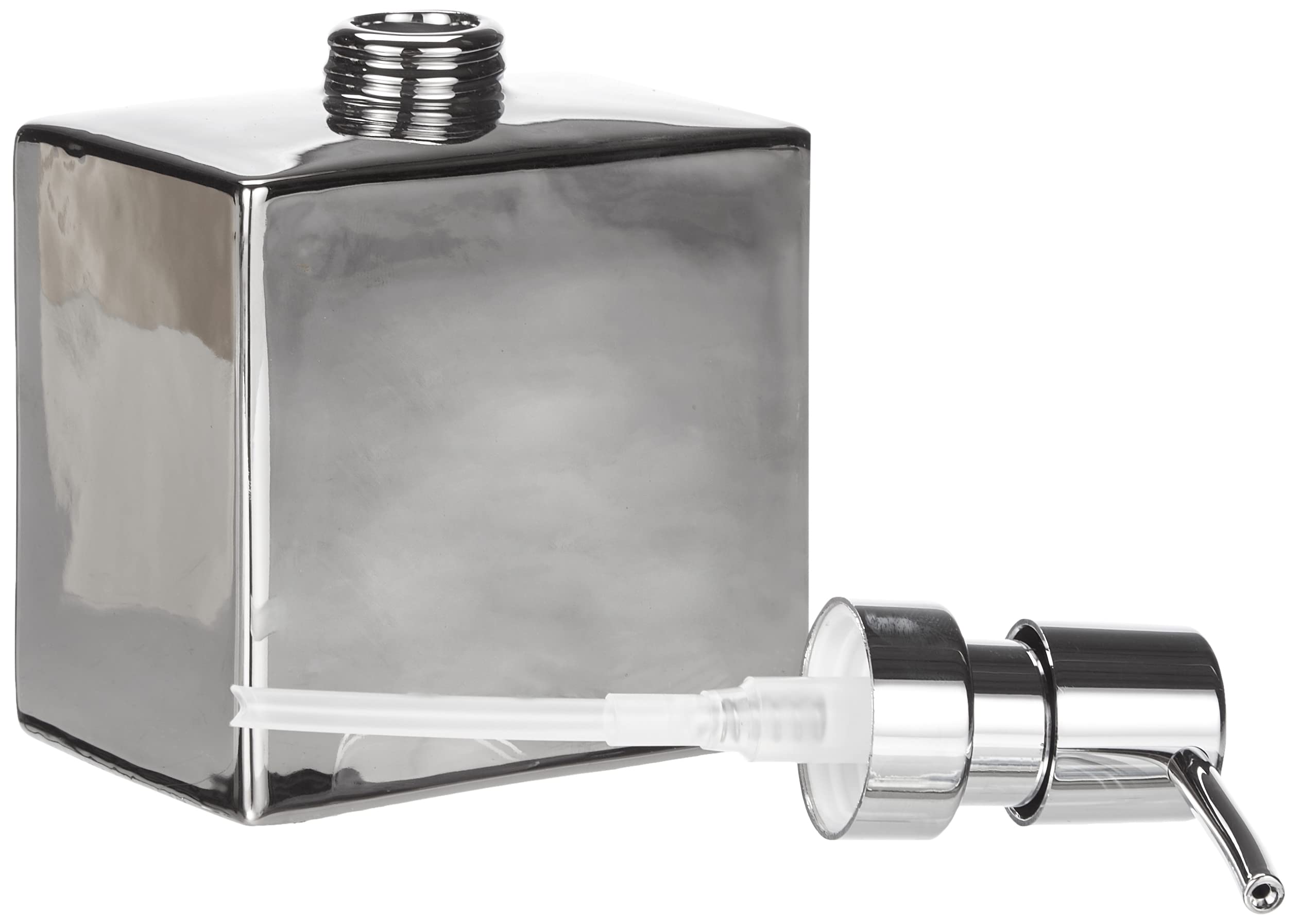 Kleine Wolke Glamour Chic Porcelain Soap Dispenser 5.83'' T X 3.86'' W (Silver)