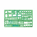 Timely Plumbing Plan View Template, 1/16 Inch Scale (9383Ta)
