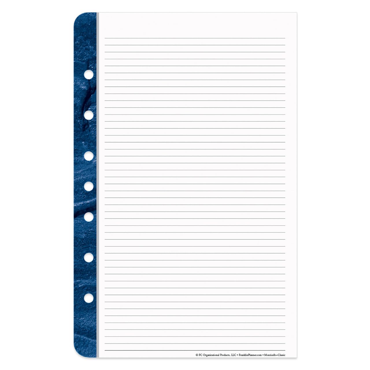 Franklincovey - Monticello Lined Pages - Expansion Pages For Planners (Classic)