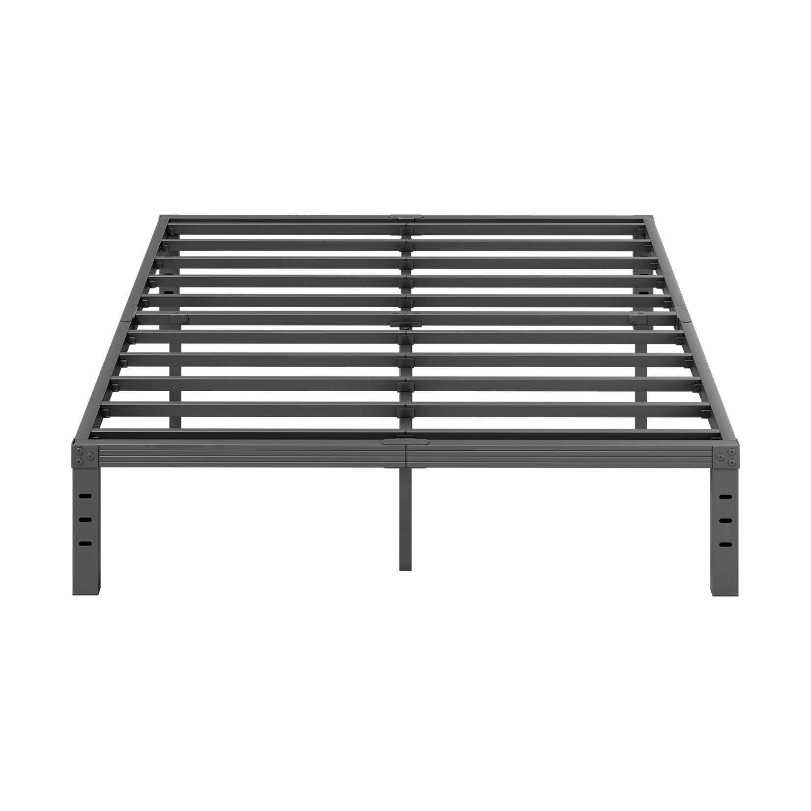 Furnitui 14 Inch High Metal Queen Bed Frame, Platform Bed Frame Queen Size No Box Spring Needed, Easy Assembly, Noise Free, Stur