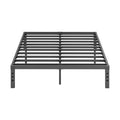 Furnitui 14 Inch High Metal Full Size Bed Frame, Platform Bed Frame Full Size No Box Spring Needed, Easy Assembly, Noise Free, S