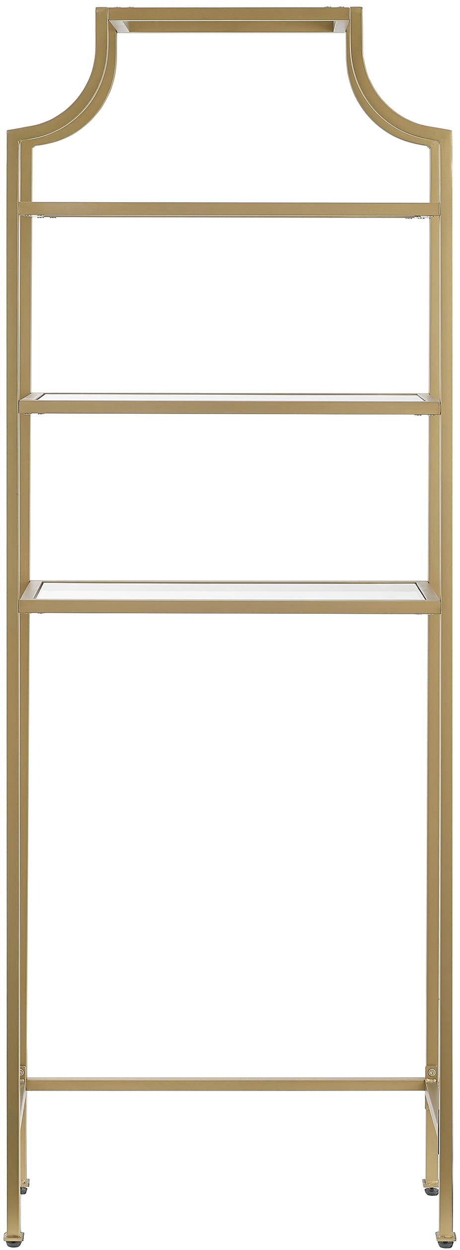 Crosley Furniture Aimee Over The Toilet Storage and Bathroom Organizer with Shelves, Gold