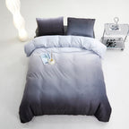 Clothknow Dark Grey Velvet Queen Comforter Set 3Pcs Gray White Fluffy Bedding Comforter Sets Gray Queen Comforter Soft Grey Velvet Queen Size Comforter Sets