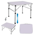 Folding Tables 2Ft Picnic Table With 2 Adjustable Height 10'/22', Fold Up Camping Table Outdoor Bench Dinning Table, Small Bed Table Working From Home Sofa Study Table, Lightweight Eeasy To Store