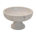 Bloomingville Marble Footed, White Bowl