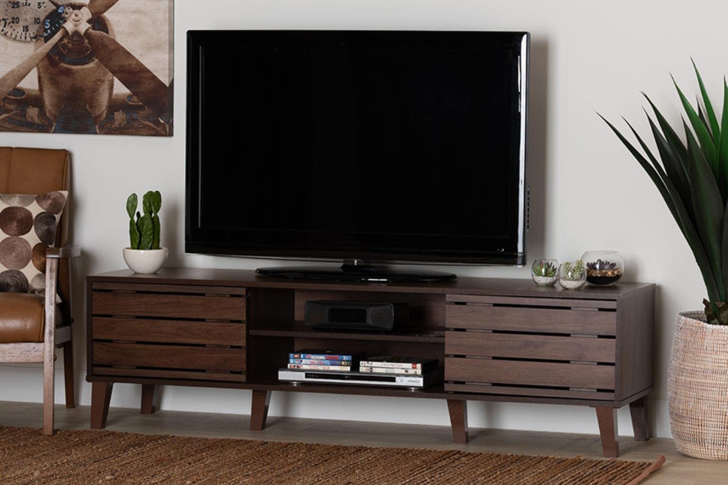 Baxton Studio Teresina TV Stand - Thumbnail 4