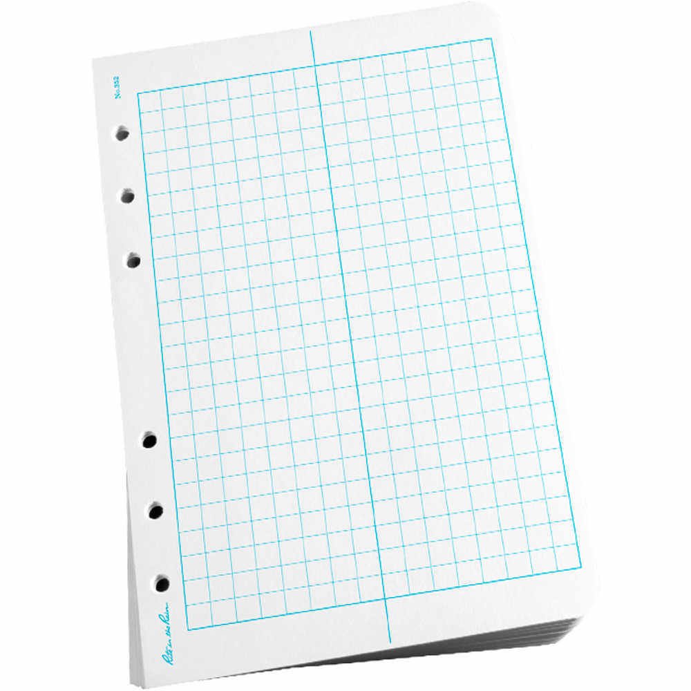 Rite In The Rain Weatherproof Loose Leaf Paper, 4.625' X 7', 32# White, Field Pattern, 100 Sheet Pack (No. 352)