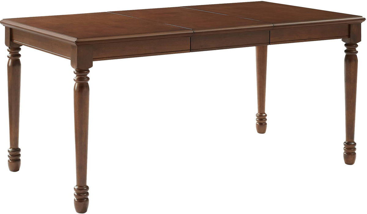 Crosley Furniture Shelby Traditional Wood Dining Room Table, Kitchen Tables, Dark Cherry