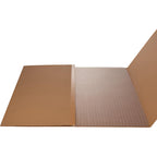 Lorell Rectangular Medium Pile Chairmat Chair Mat, Clear