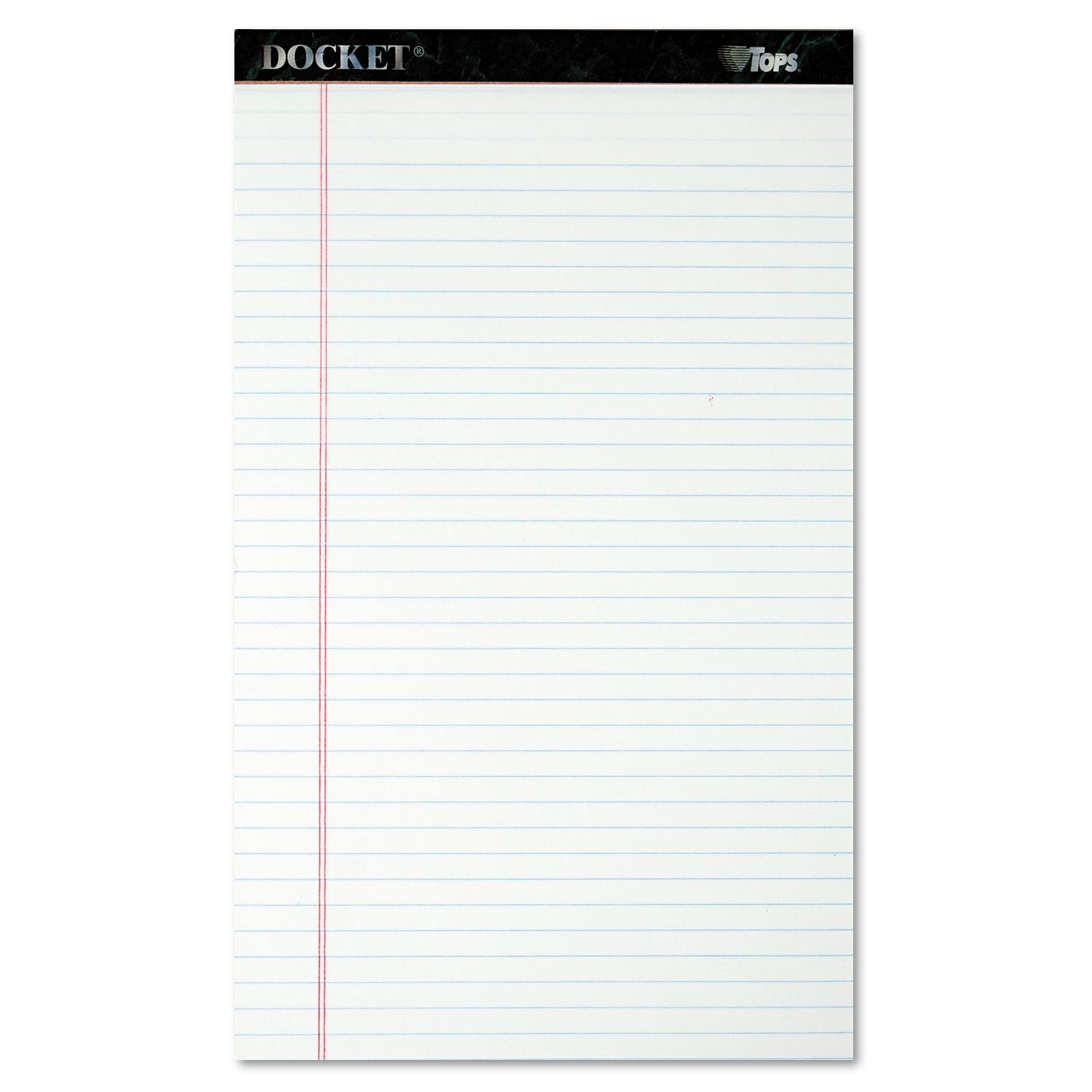 Tops 63590 Notepads,Wide Ruled,50 Sheets,8-1/2-Inch X14-Inch ,12/Pk,White