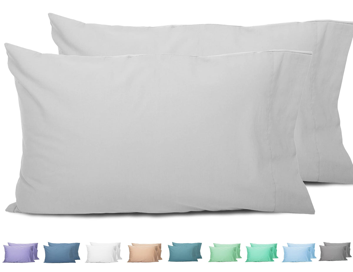 Sunflower King Pillowcases Set Of 2, 100% Cotton King Size Pillow Cases 2, 20  40 Inches Black, Soft And Breathable
