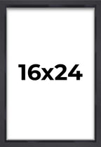 16x24 Contemporary Black Shadow Box Frame | 1'' Depth of Usable Space| Interior Size 16x24 or 24x16 Inches| UV Resistant Acrylic