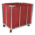 Laundry Cart Commercial,11.35 Bushel Large Industrial Rolling Laundry Hamper with 4 Inch Wheels,Household Heavy Duty Laundry Bas