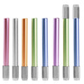 8 Pcs Pencil Extenders, Finegood One Head & Dual Head Metal Handle Pen Holder Lengthener, School Office Supplies Art Writing Too