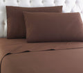 Shavel Micro Flannel Sheet Set, Twin, Chocolate