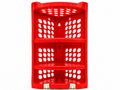 3Tier Plastic Corner Rack Shelf Organiser, Red