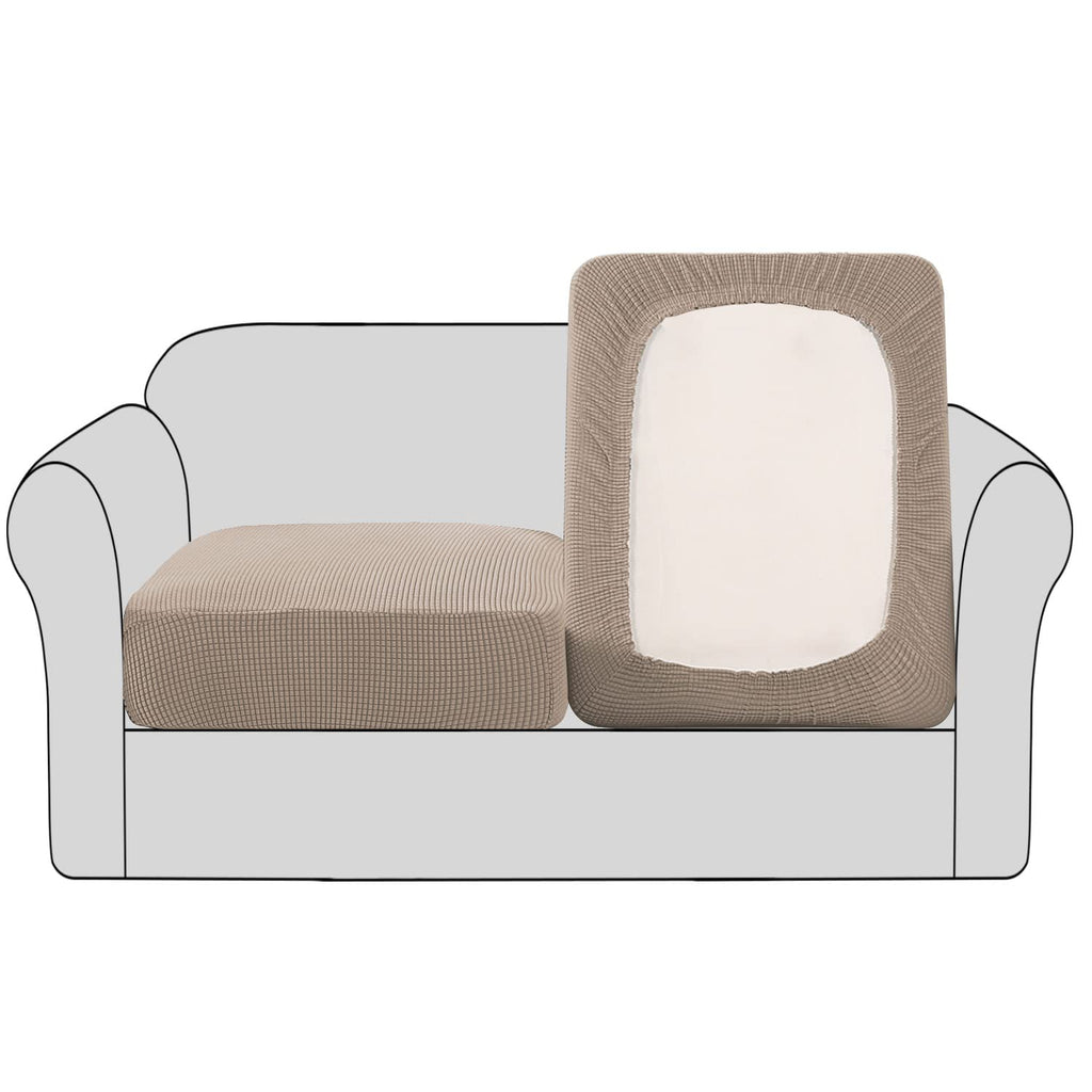 H.VERSAILTEX High Stretch Individual Seat Cushion Covers Sofa Slipcovers Couch Cushion Covers Sofa Covers Featuring Jacquard Tex