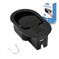 Sopito Universal All-Metal Pull Recliner Handle Replacement Parts (4.4 * 2.7 in) with Retaining Clips, Fits for Lazyboy, Ashley 