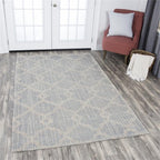 Rizzy Home Alora Decor Lavine 5' X 8' Tribal Motif Natural/Natural Hand-Tufted Area Rug