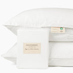 Makemake Organics Organic Pillow Protectors (Set Of 2) Gots Certified Cotton Pillow Cases Zippered Natural Resistant Breathable