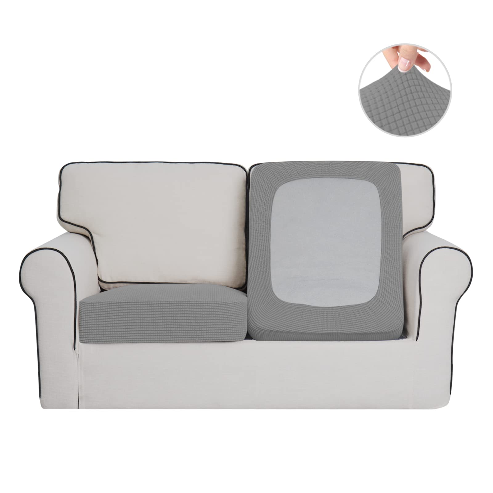 Easy-Going Stretch Individual Loveseat Couch Cushion Cover Sofa Cushion Furniture Protector Sofa Slipcover Soft Flexibility With