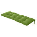 Qilloway Indoor/Outdoor Bench Cushion,51-Inches,Green