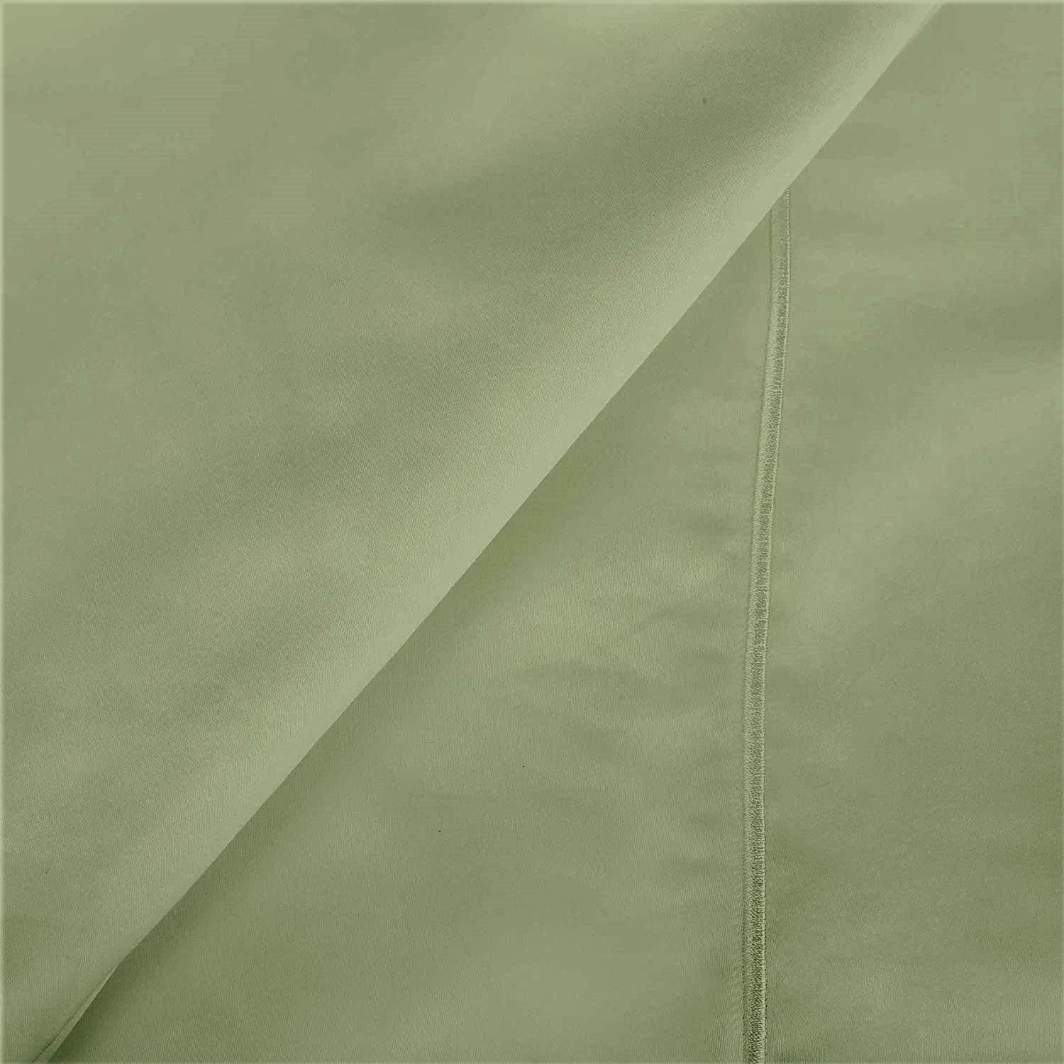 Mygiza Sheets,100% Certified Giza Egyptian Cotton Sheets-Twin Size Giza Cotton Sheets Set To Fit Upto 15 Inches Deep Mattress (4 Pcs) Sage