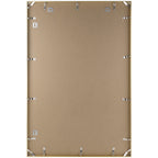 Golden State Art, 24X36 Aluminum Gold Photo Frame With Plexiglass - Swivel Tabs, Sawtooth Hangers, Spring Clips - Metal Wall Pos