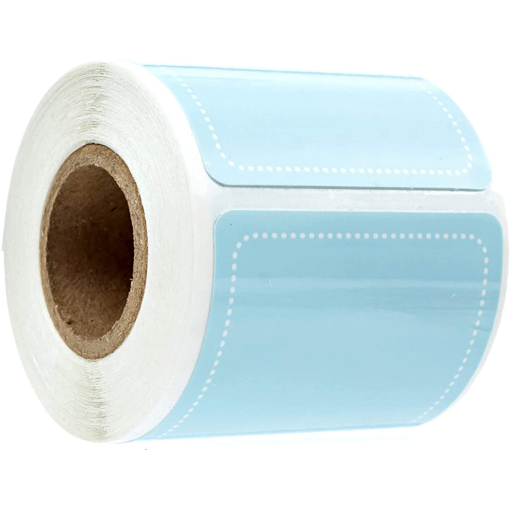 Sky Blue Write On Pantry Labels / 100 Reusable Storage Labels / 2' X 3' Organization Labels/Water Resistant Food And Spice Jar