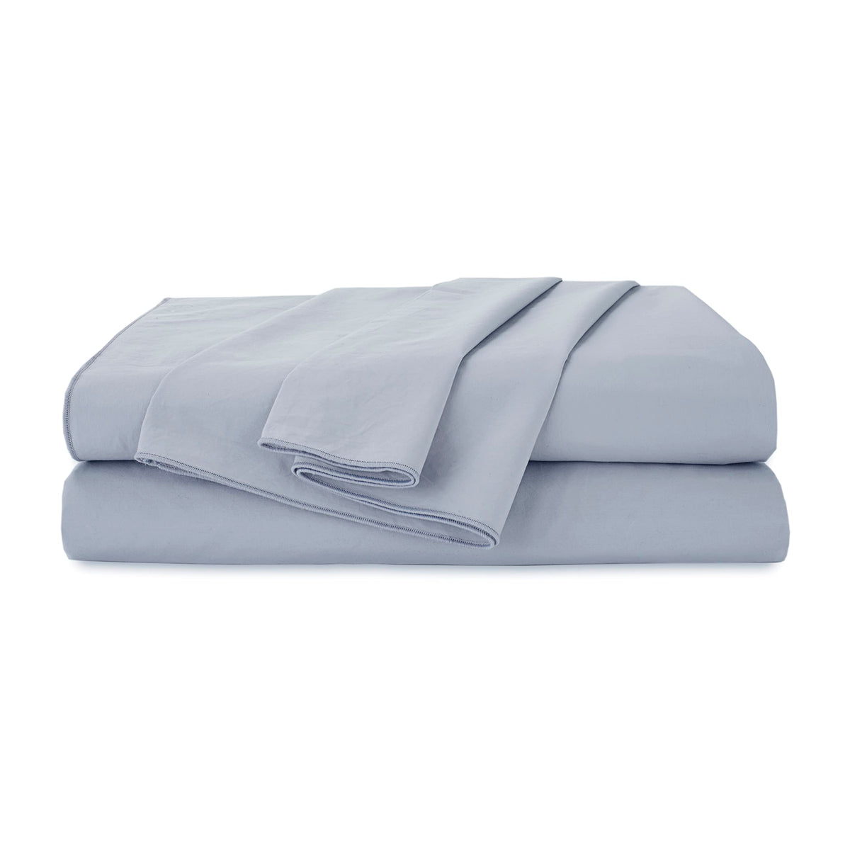 Martex 200 Thread Count Long Staple 100% Organic Cotton 4 Piece Full Bed Sheet Set - 1 Fitted Sheet, 1 Flat Sheet, 2 Pillow Case