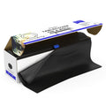 Grandipity Plastic Tablecloth Roll - 54 X100 Black Plastic Table Cloths For Parties Disposable With Cutter Box - Cut To Size Dis