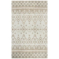 Rizzy Home Alora Decor Lavine 5' X 8' Geometric Natural/Teal Hand-Tufted Area Rug